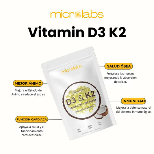 Alta - Potencia Vitamina D3 & K2